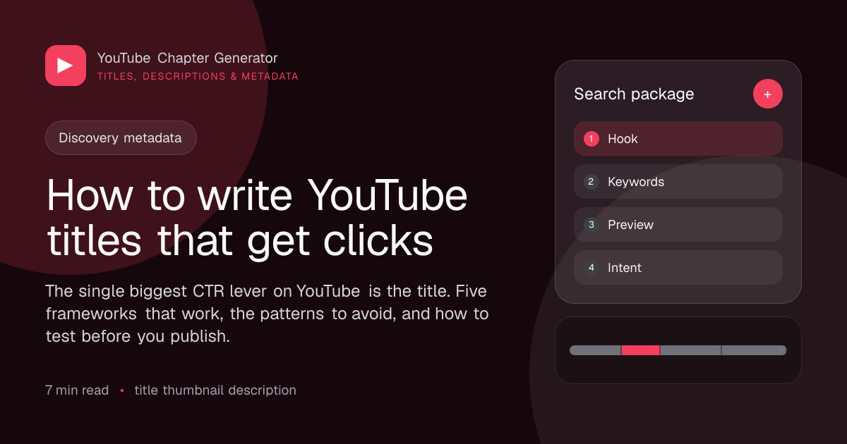 How to write YouTube titles that get clicks main image